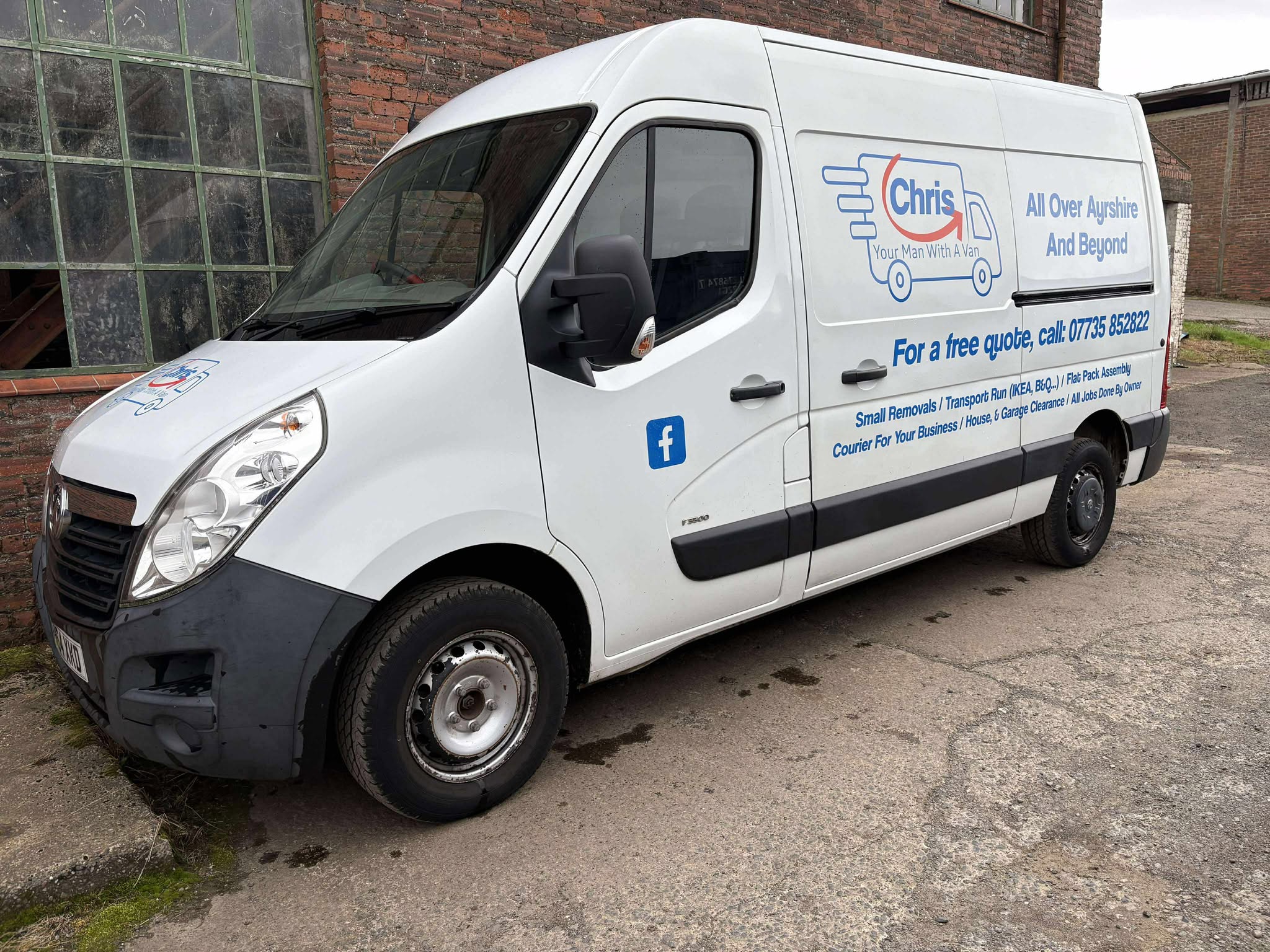 Chris, Your Man with a Van background